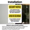 Signmission No Concealed Weapons Bilingual OSHA Security Notice Sign, Vinyl Decal, 7in W x 10in L, 2PK OS-2PACK-SN-D-710-L-11584 - alternate 6